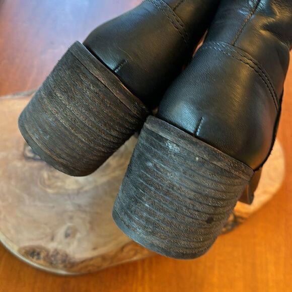 Madewell The Hailie Black Leather Ankle Boot - 6.5 - Picture 3 of 8